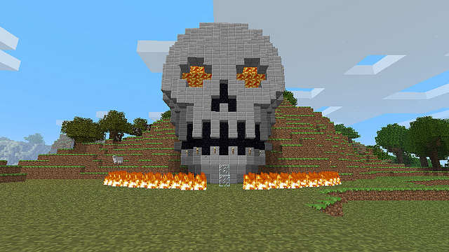 minecraft skull