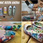 do it yourself - chaussures bande dessinnée